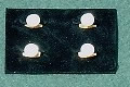 Dress shirt front studs boxed 4 mother of pearl £25 Black £25